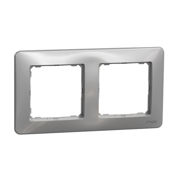 Sedna Design & Elements, Frame 2 gang, professional, aluminium image 5