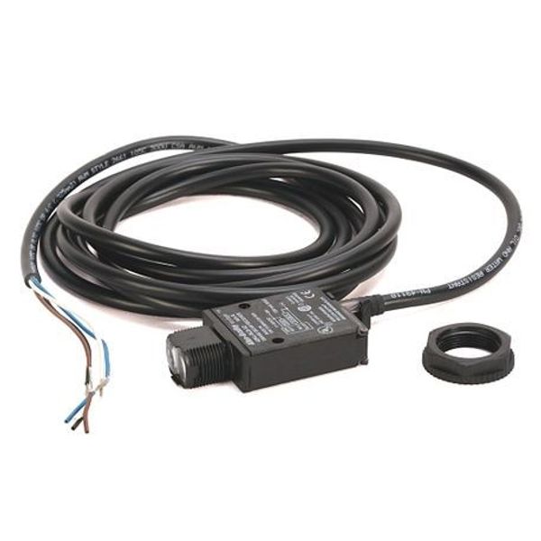 Allen-Bradley 42KL-E1QZB-G3 PHOTOSWITCH Photoelectric Sensor, MiniSight, Transmitted Beam, 30m (90ft), 21.6-264V AC/DC, 3-pin AC Micro QD on 152mm (6in) pigtail image 1