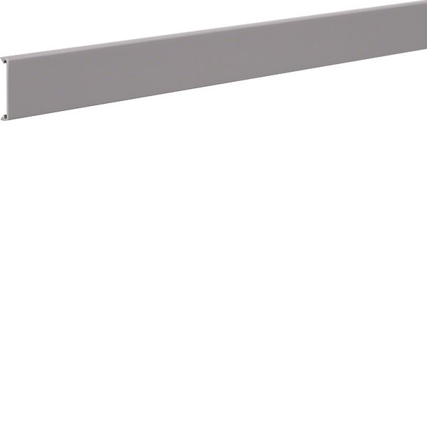 Lid made of PVC for slotted panel trunking DNG 37mm stone grey image 1