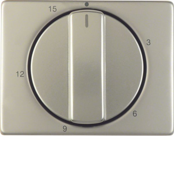 Centre plate for mechanical timer, arsys, stainless steel, metal matt  image 1