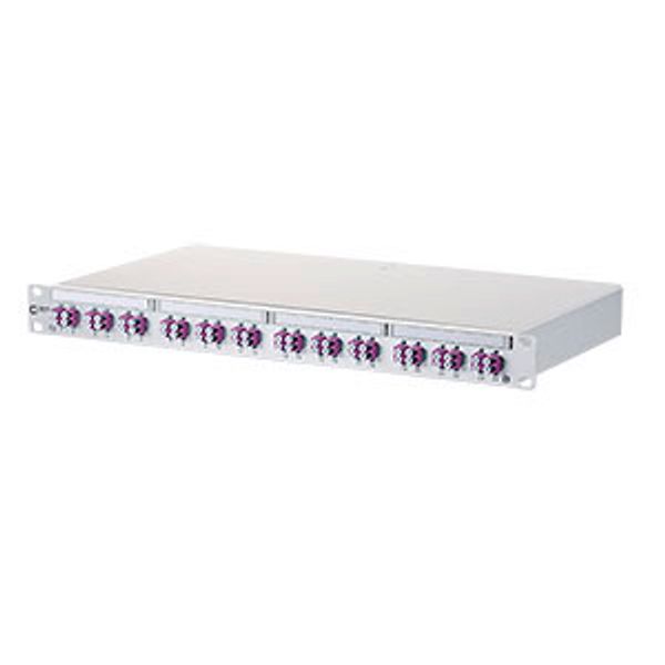 OpDAT PF patch panel splice 24xLC-Duplex OM4 image 3