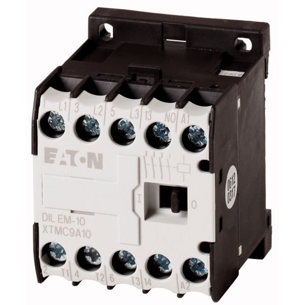 Contactor, 208 V 60 Hz, 3 pole, 380 V 400 V, 4 kW, Contacts N/O = Norm image 1