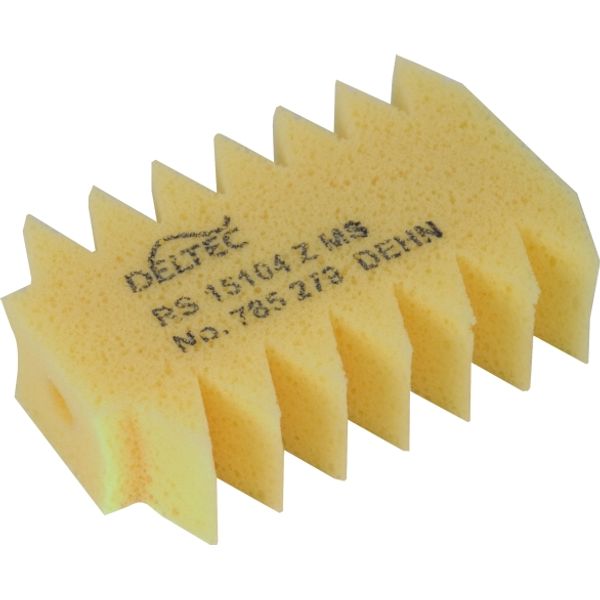 Cleaning sponge 150x100x40mm w. gearing for MS damp cleaning set -36kV image 1