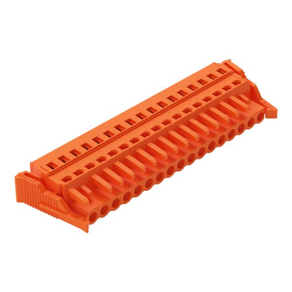 1-conductor female connector CAGE CLAMP® 2.5 mm² orange image 2