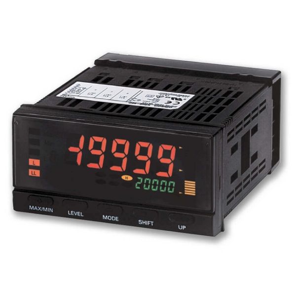 Digital panel meter, DIN1/8 (48(h) x 96(w)), 2 line display with dual image 3