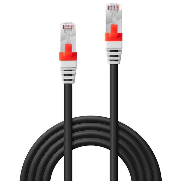 50m Cat.6A S/FTP LSZH Network Cable, Black (Fluke Tested) RJ45, M/M, 500MHz, Copper, 26AWG image 2