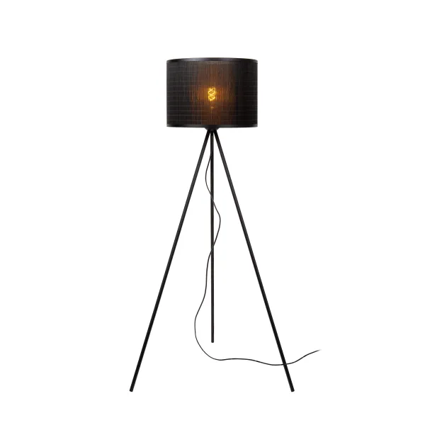 TAGALOG Floor lamp-Black-Ø55-1xE27-40W-Bamboo image 1