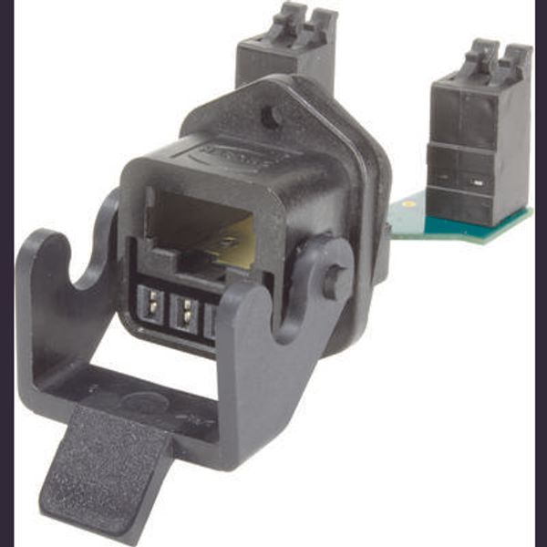 Han 3A RJ45 Hybrid PFT plastic image 1