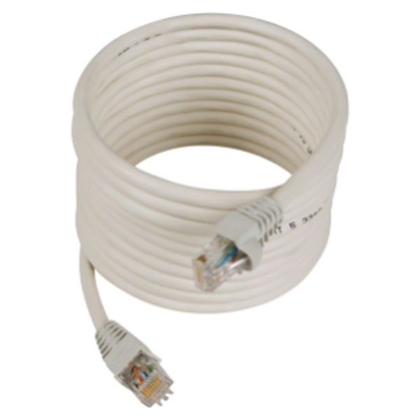 PATCH-CORDS RJ45-RJ45 - NOT SHIELDED - CATEGORY 5e UTP 24 AWG - 1m - GREY - 38 LAN image 1