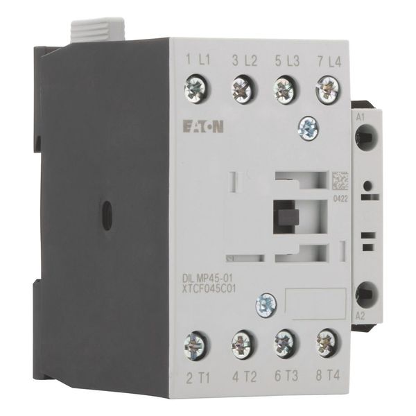 Contactor, 4 pole, 45 A, 1 NC, 230 V 50 Hz, 240 V 60 Hz, AC operation image 7