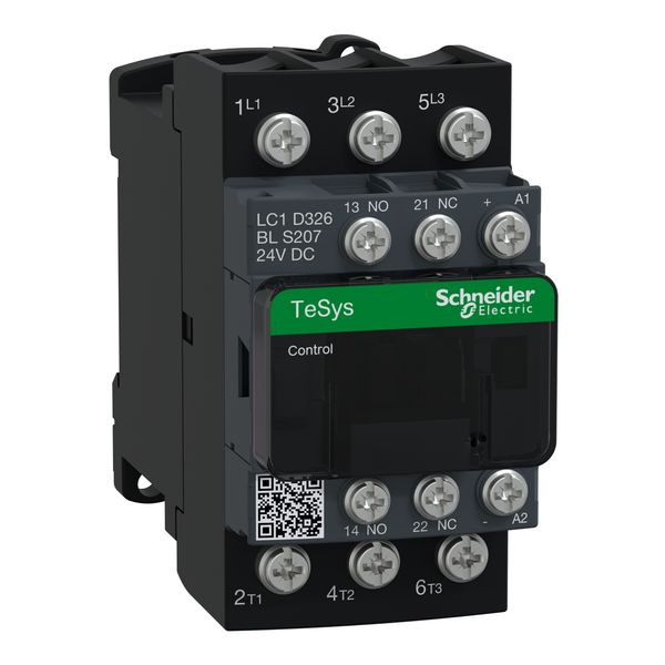 TeSys Deca contactor S207 - 3P (3NO) AC-3/AC-3e 32A =440V - coil 24V DC low image 3