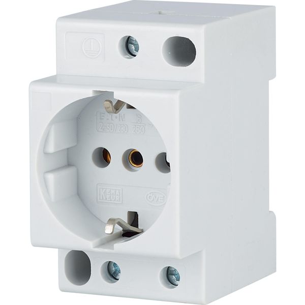 Schuko socket, 10/16A, 250V AC image 9