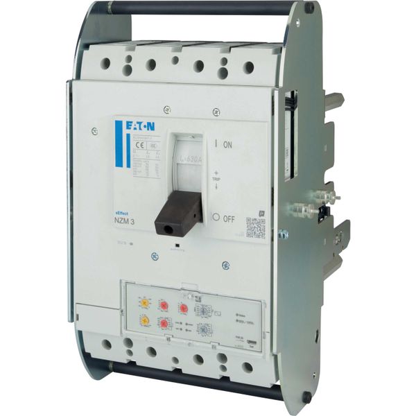 NZM3 PXR20 circuit breaker, 630A, 4p, earth-fault protection, withdrawable unit image 10