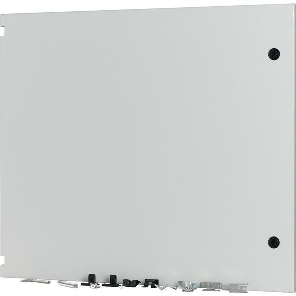 Section wide door, closed, HxW=700x800mm, IP55, grey image 2