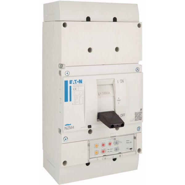 NZM4 PXR20 circuit breaker, 1600A, 3p, Screw terminal, earth-fault protection image 3