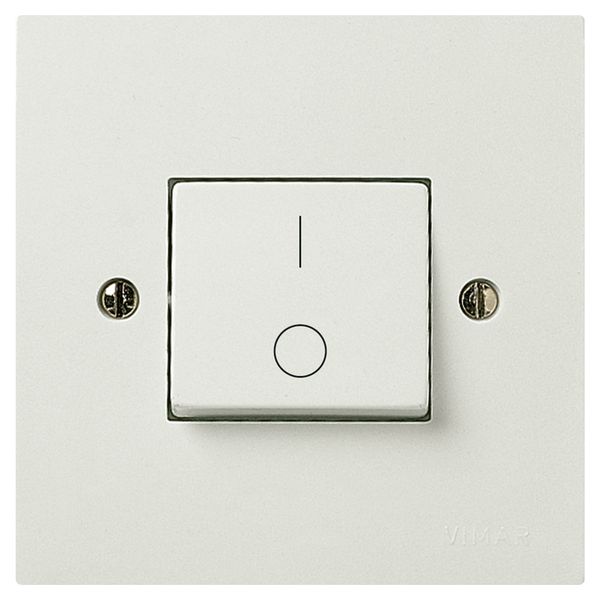 2P 10AX 1-way switch white image 1