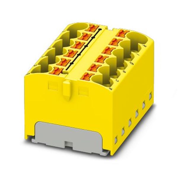 PTFIX 12X4-G YE - Distribution block image 2