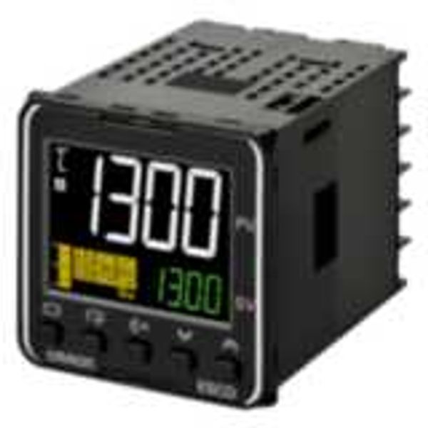 Temp. controller, PRO, 1/16 DIN (48 x 48 mm), 1 x Rel. OUT, 2 AUX, 100 image 1