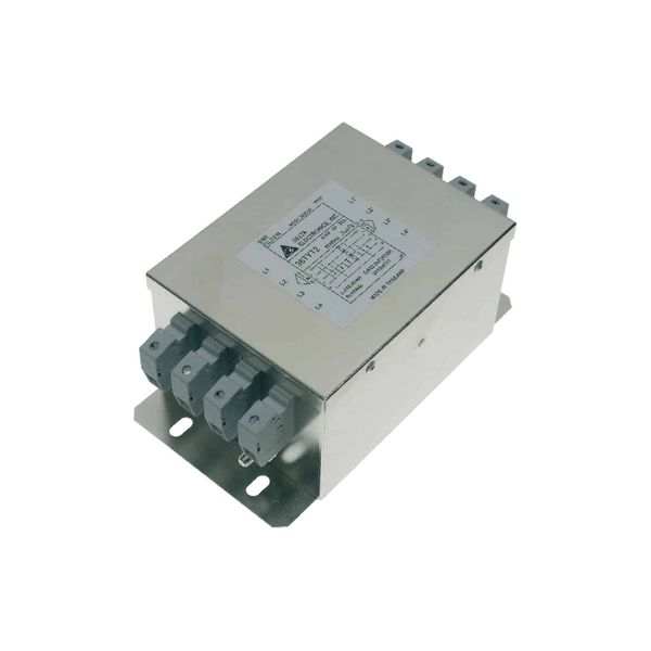 3-phase EMI filter with neutral 36A 440Vac image 1