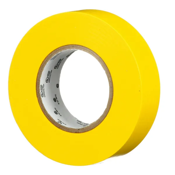 3M™ Temflex™ Vinyl Electrical Tape 165, Yellow, 19 mm x 25 m, 100 Roll image 4