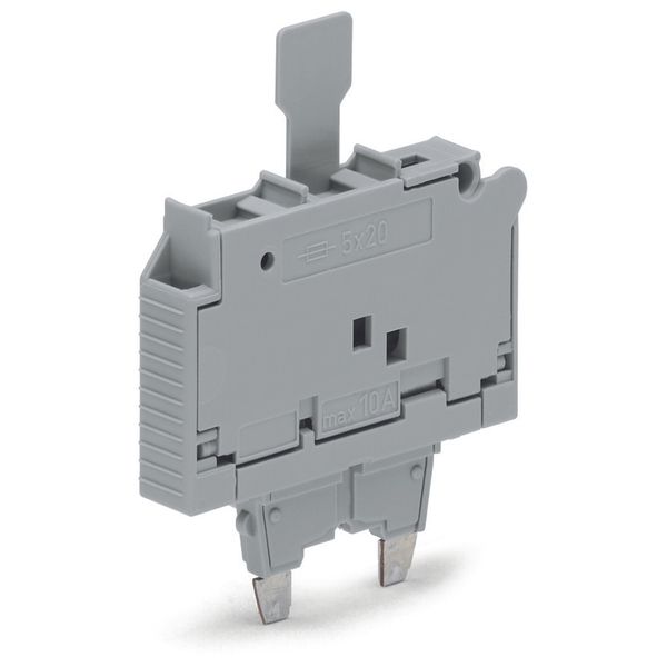 2006-911 Fuse plug; with pull-tab; for 5 x 20 mm miniature metric fuse image 1