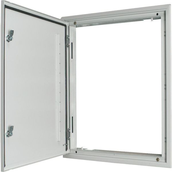 3-component flush-mounting door frame with door, open air, double-bit lock, IP43, HxW=1560x600mm image 3