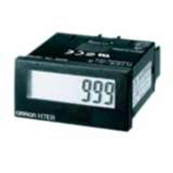 Tachometer, DIN 48x24 mm, self-powered, LCD, 5-digit, 1/60 ppr, VDC in image 1