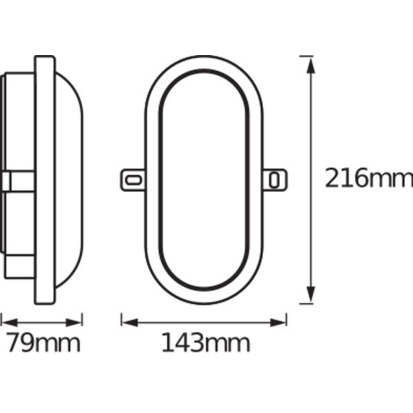 LED BULKHEAD 11W 4000K Black image 10