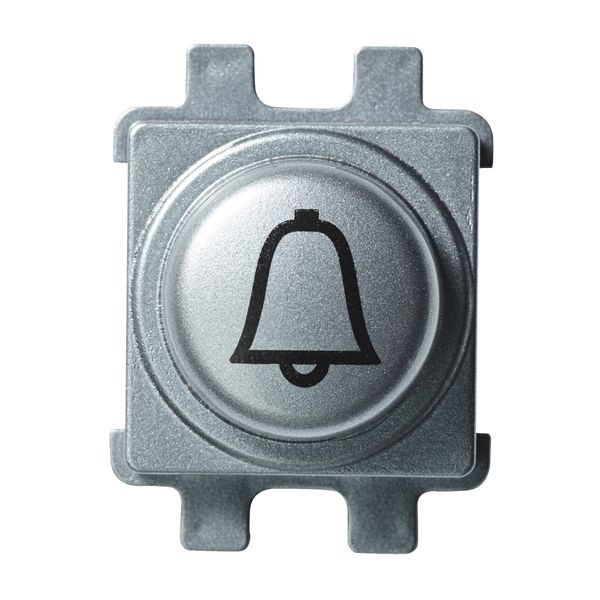 Renova - knob - printed symbol BELL - stainess steel image 3