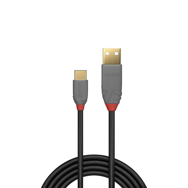 3m USB 2.0  Type A to C Cable, Anthra Line USB Type A Male to C Male image 2