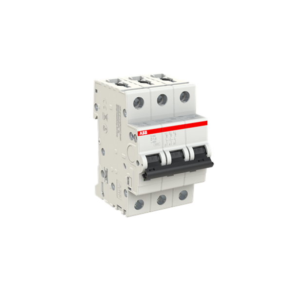 S203-D1.6 Miniature Circuit Breaker - 3P - D - 1.6 A image 2