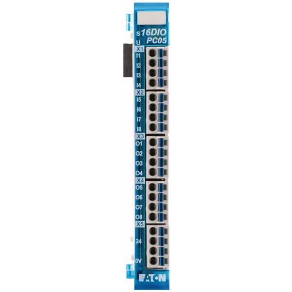 Digital I/O module, 8 digital inputs and 8 digital outputs 24 V DC each, pulse-switching, Meter image 3