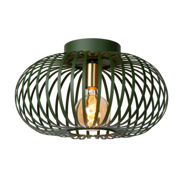 Lucide MANUELA - Flush ceiling light - Ø 39,5 cm - 1xE27 - Green image 1