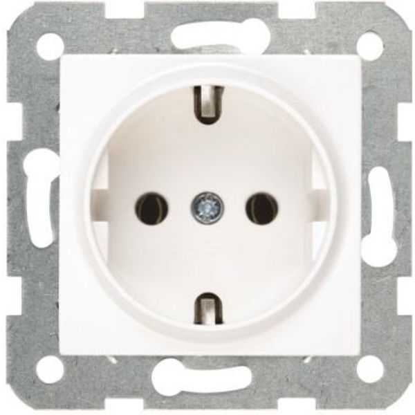 Karre-Meridian White Earthed Socket image 1