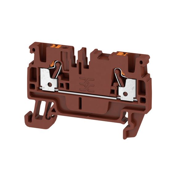 Feed-through terminal block, PUSH IN, 2.5 mm², 800 V, 24 A, Number of  image 1