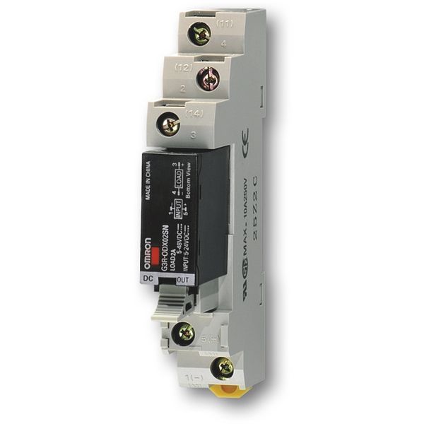 SSR (input), plug-in, 0.1-100 mA (4-32 VDC), high-speed (1 kHz), 5 VDC image 6