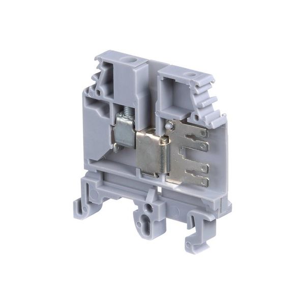 M 4/6,2G, 1, SPECIFIC TERMINAL BLOCK, FEED THROUGH, GREY, 6X44.5X40.5MM image 1