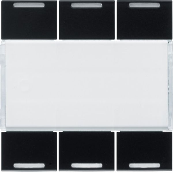 GALLERY TILE BLACK 6 BUTTONS WITH LED image 1