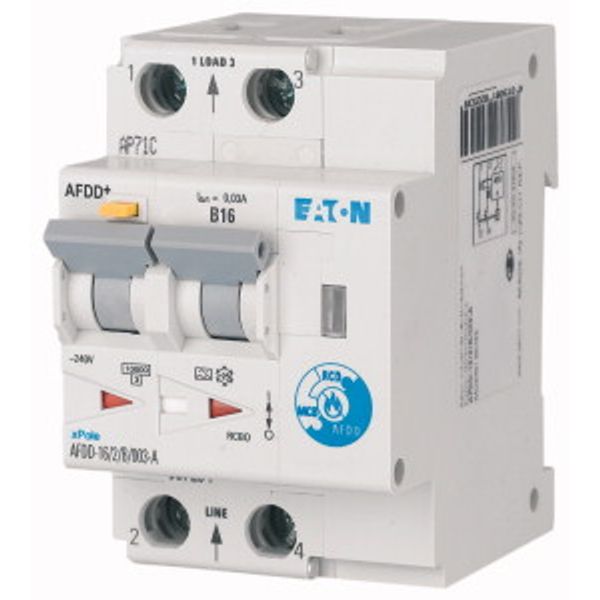 Arc Fault Detection Device, 2p, C, 16 A, 10 mA, type AC image 2