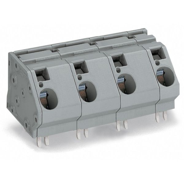 PCB terminal block 16 mm² Pin spacing 20 mm gray image 3