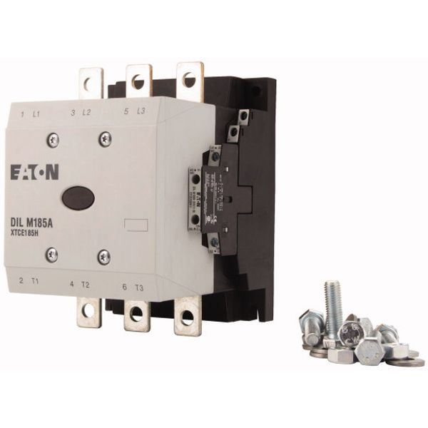 Contactor, 380 V 400 V 90 kW, 2 N/O, 2 NC, RAC 500: 480 - 500 V 50/60 Hz, AC operation, Screw connection image 2