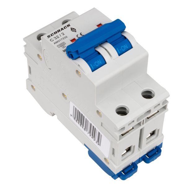 Miniature Circuit Breaker (MCB) AMPARO 10kA, C 32A, 2-pole image 4