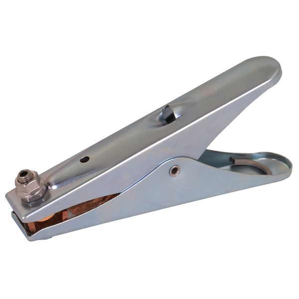 Earthing tongs L 205mm St/galZn for Rd -55mm Fl -45 mm image 1
