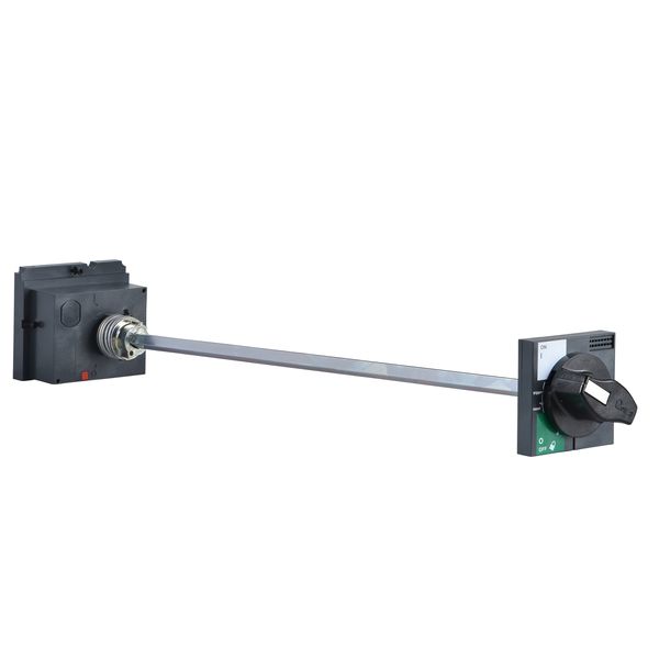 Extended rotary handle, TeSys GV5-GV7, black, padlockable, IP55 image 3
