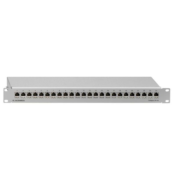 Patchpanel ClassEA iso U, ungeschirmt,  19""/1 HE, 24xRJ45-Steckbuchsen, Direktmontage image 1