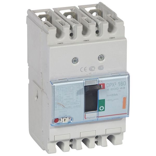 MCCB thermal magnetic - DPX³ 160 - Icu 25 kA - 400 V~ - 3P - 63 A image 2