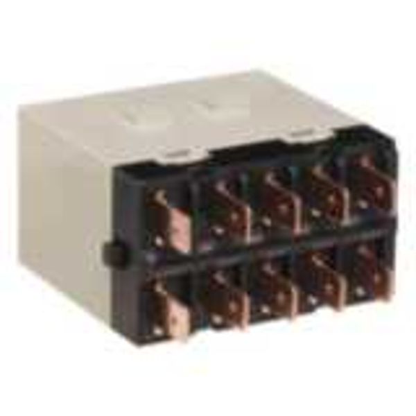 Power relay, W-bracket mounting, quick connect terminals, 4PST-NO, 25 G7J 1089M image 1