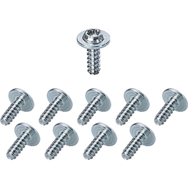 DK mounting screw, 10 mm, torx T15, for material 0.5 to 4 mm, 9 mm (DK BZ 10) image 1