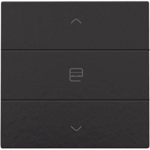 Single motor control for Niko Home Control, piano black coated image 1