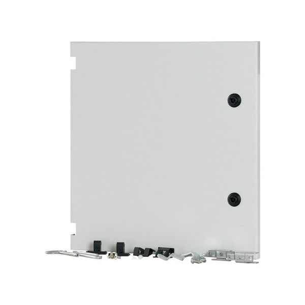 Section wide door, closed, HxW=450x425mm, IP55, grey image 3